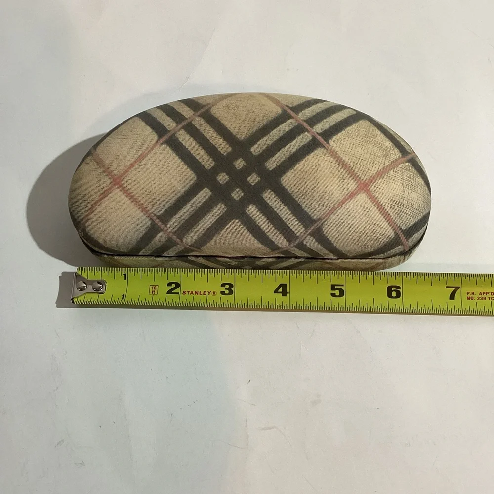 Burberry Original Clamshell Sunglass Case,iconic signature plaid, made in Italy - Picture 9 of 12